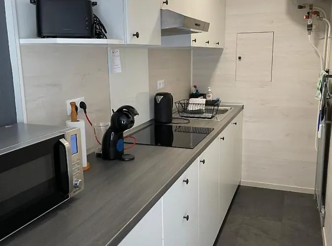 Met Zeezicht Op Heldenplein 아파트 크노케-하이스트